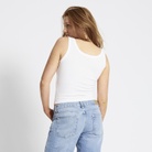 Ribbestrikket singlet "Juno"